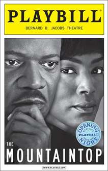 The Mountaintop Limited Edition Official Opening Night Playbill 